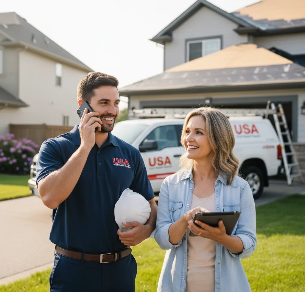 USA Roof Repair Experts customer support in Symsonia